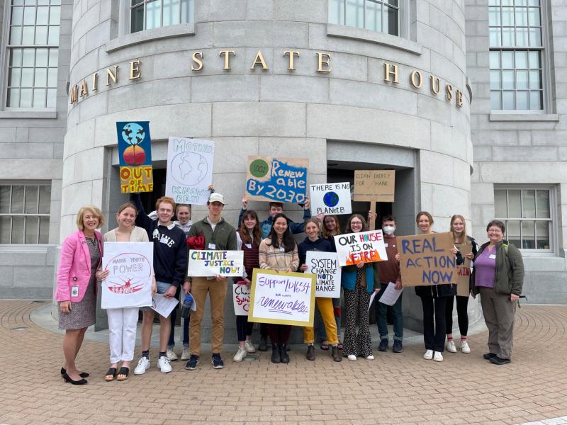 Camden Hills high school students join legislators during Student Day